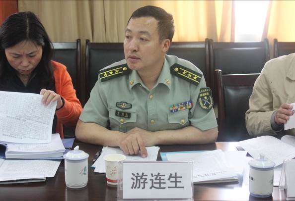 重庆市高校军事课课程建设检查评估专家组莅临我院评估军事课课程建设工作